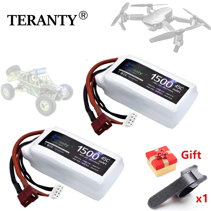 Drone Battery 4S - TERANTY 3s 45C 11.1V 1500mah Lipo