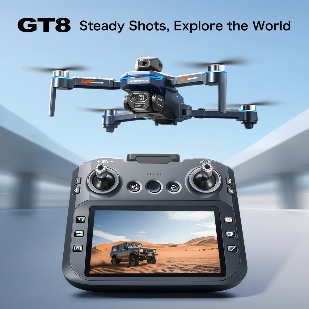Drone Battery Case - GT8 Obstacle Avoidance Aerial Drone –