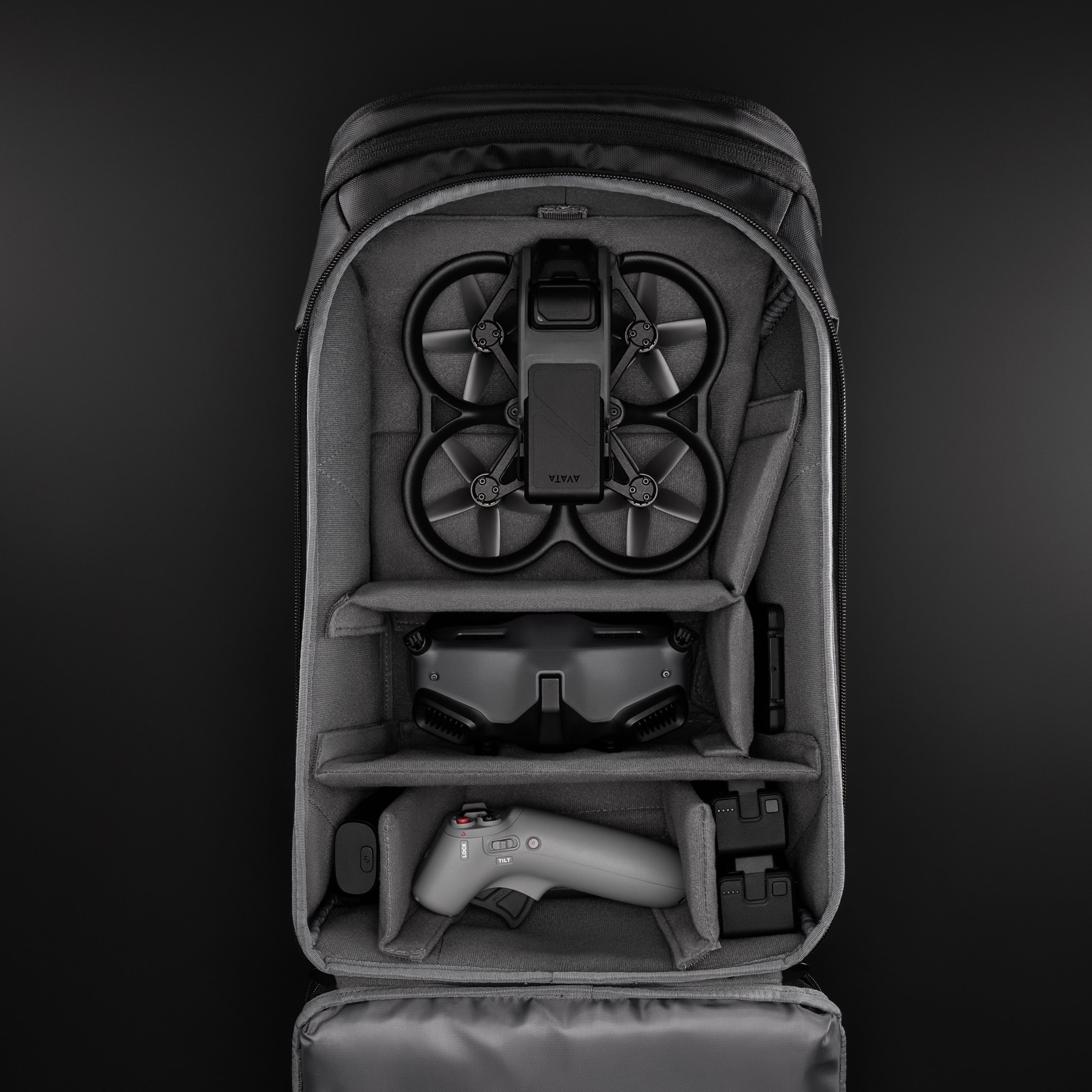Drone Battery Bag - GogglesCarry More Backpack Large Capacity Protective
