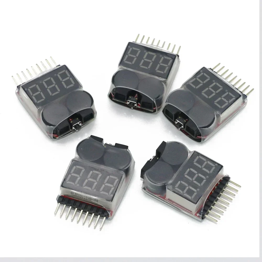 NEEBRC 5PCS 1S-8S LED Lipo Bat - Drone Battery Alarm recension och pris