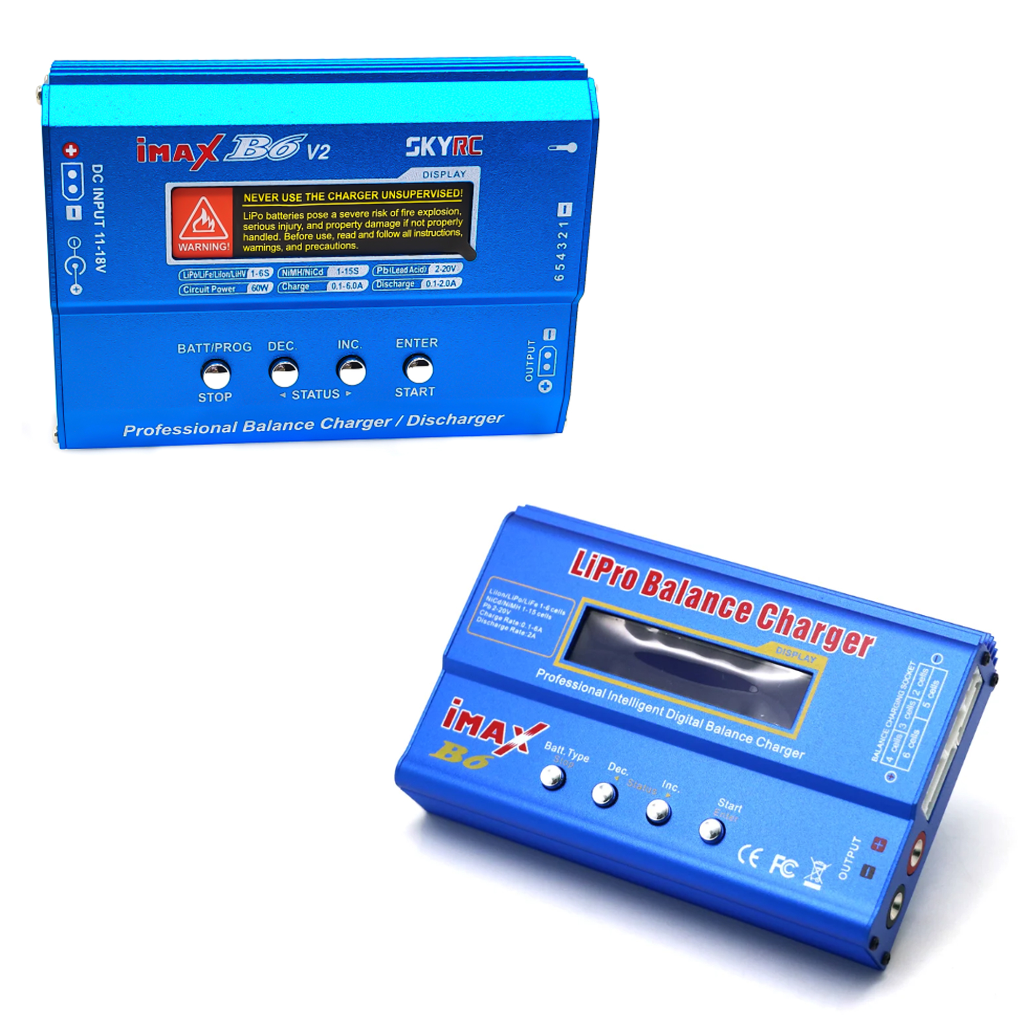 IMAX B6 / B6AC 80W T/XT60plug  - Drone Battery Balance Charger recension och pris