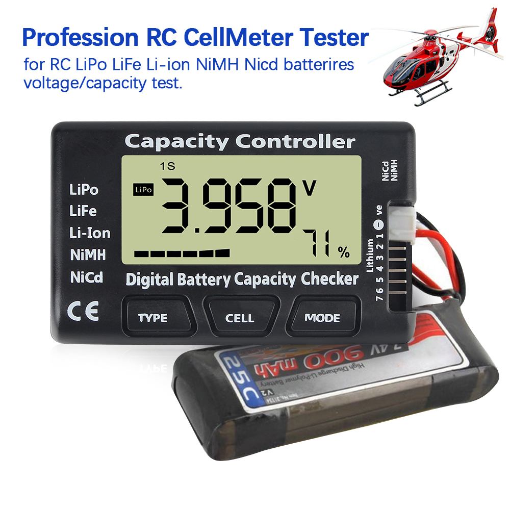 CellMeter 7 Battery Voltage Ca - Drone Battery Voltage Checker recension och pris