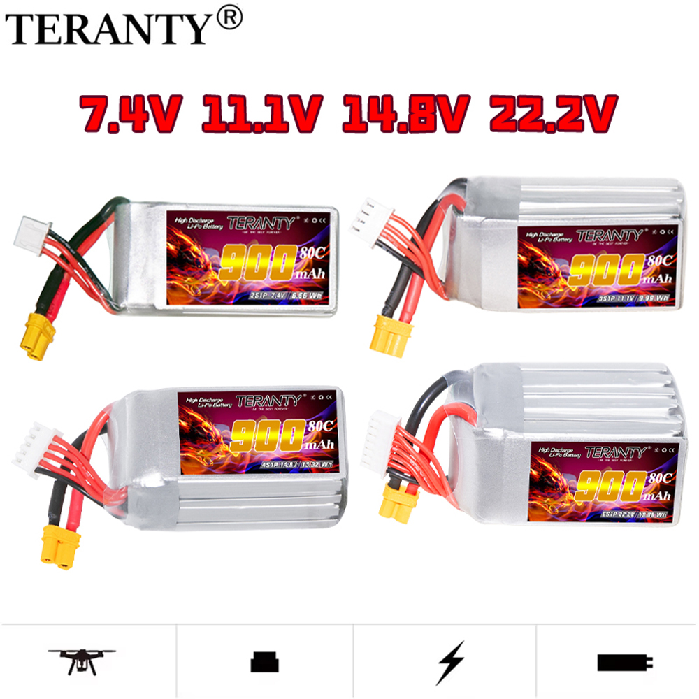 TERANTY 2S 3S 4S 6S 7.4V 11.1V - Drone Battery 4S recension och pris