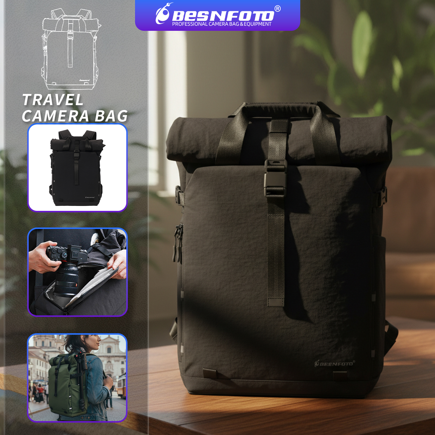 Besnfoto Professional Camera B - Drone Battery Bag recension och pris