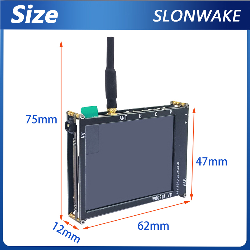 Micro 5.8G 56CH 2.4 Inch LCD 4 - Drone Battery Plate recension och pris