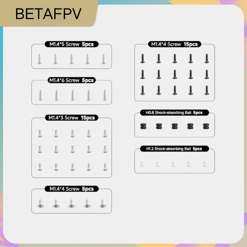 BETAFPV Drone Screw Pack Compa - Drone Battery Bag recension och pris
