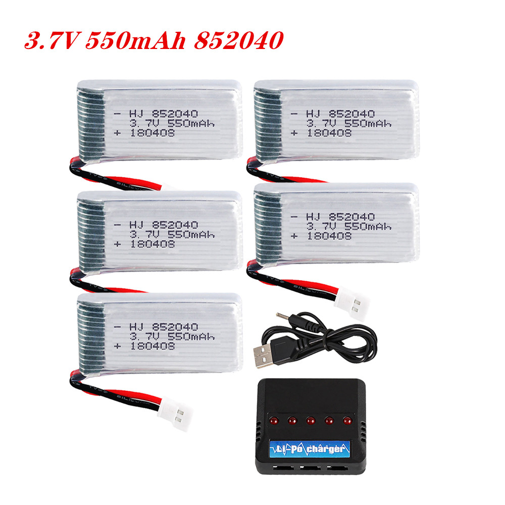 3.7V 550mAh 25C Lipo Battery 8 - Drone Battery Balance Charger recension och pris