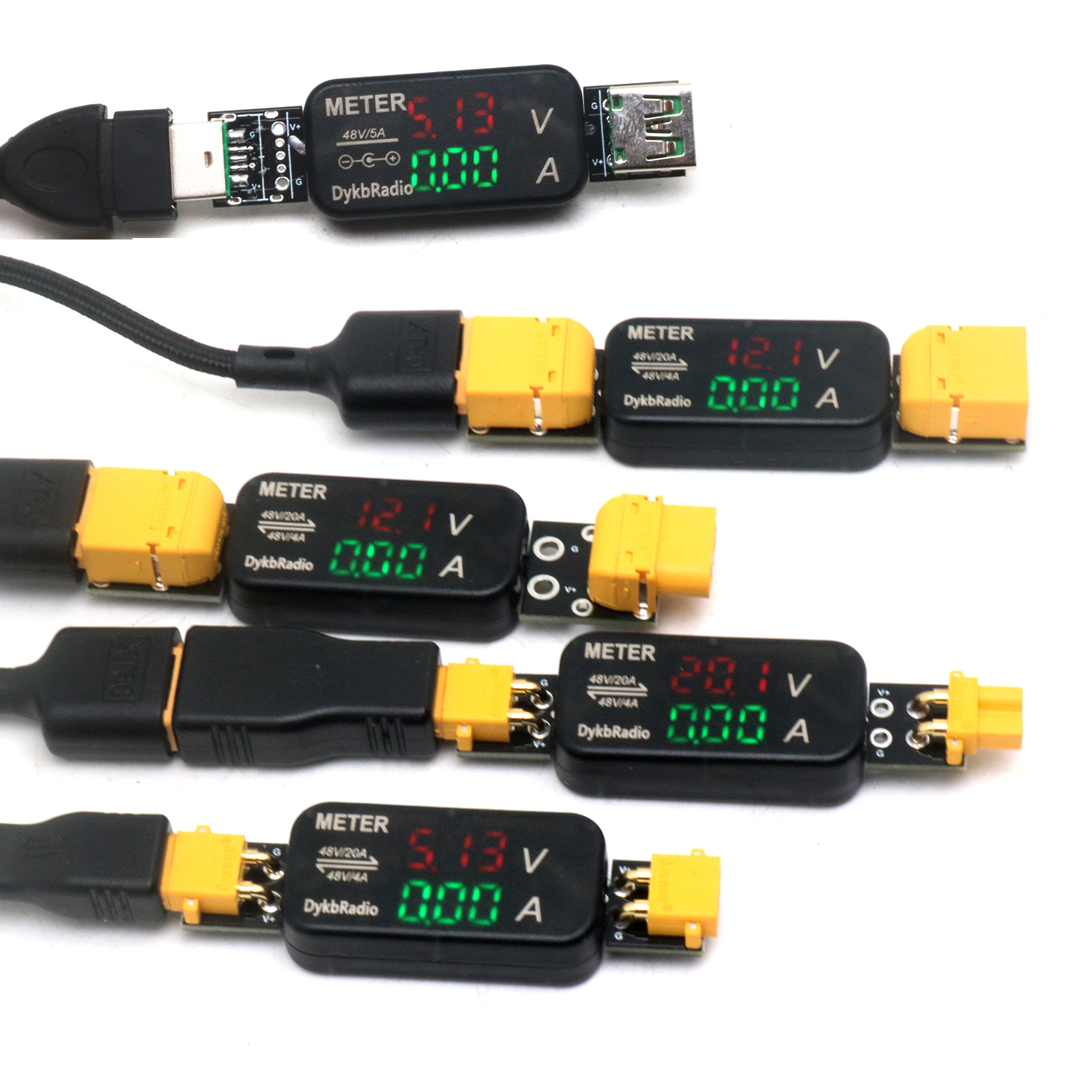 20A USB XT60 XT30 Voltmeter Am - Drone Battery Voltage Checker recension och pris