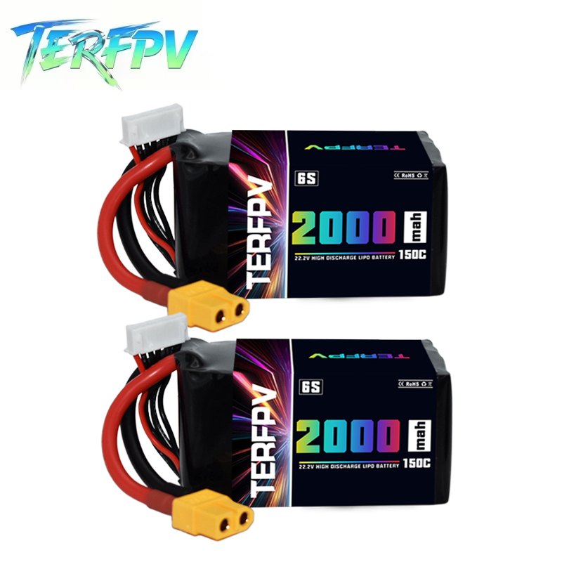 TERFPV 6S 22.2V 2000mAh 150C/3 - Drone Battery Lipo recension och pris