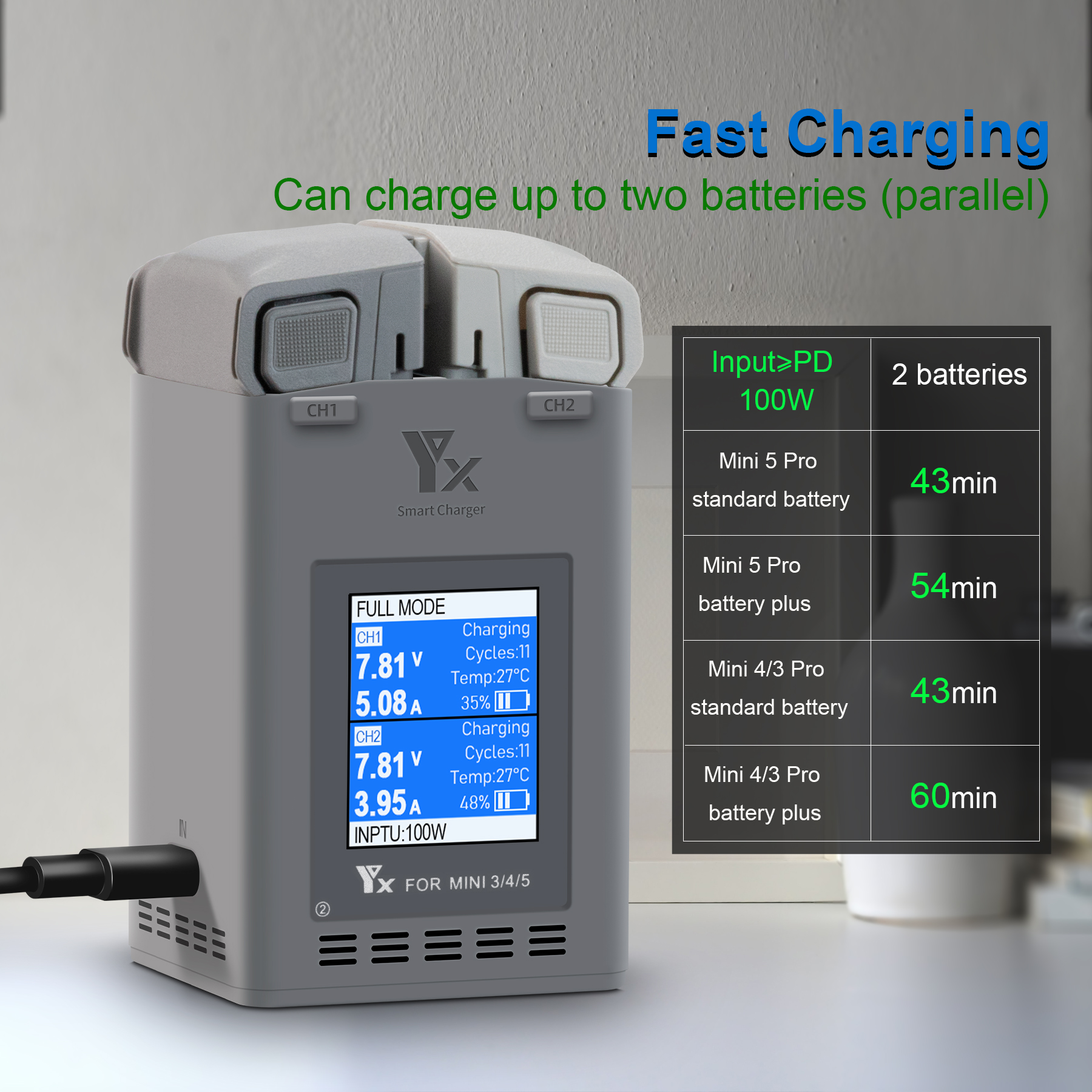 100W Intelligent Battery Charg - Drone Battery Balance Charger recension och pris