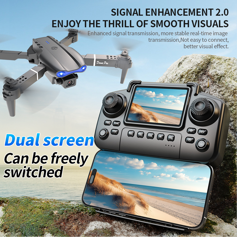 E99 PRO Drone Screen Control A - Drone Battery Case recension och pris