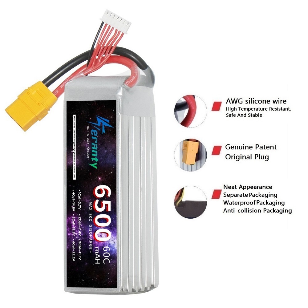 TERANTY 6S 22.2V Lipo Battery  - Drone Battery Bag recension och pris