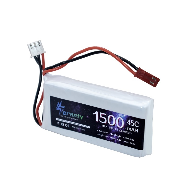 7.4V LIPO Battery 2s 1500MAH 1 - Drone Battery Li-Ion recension och pris