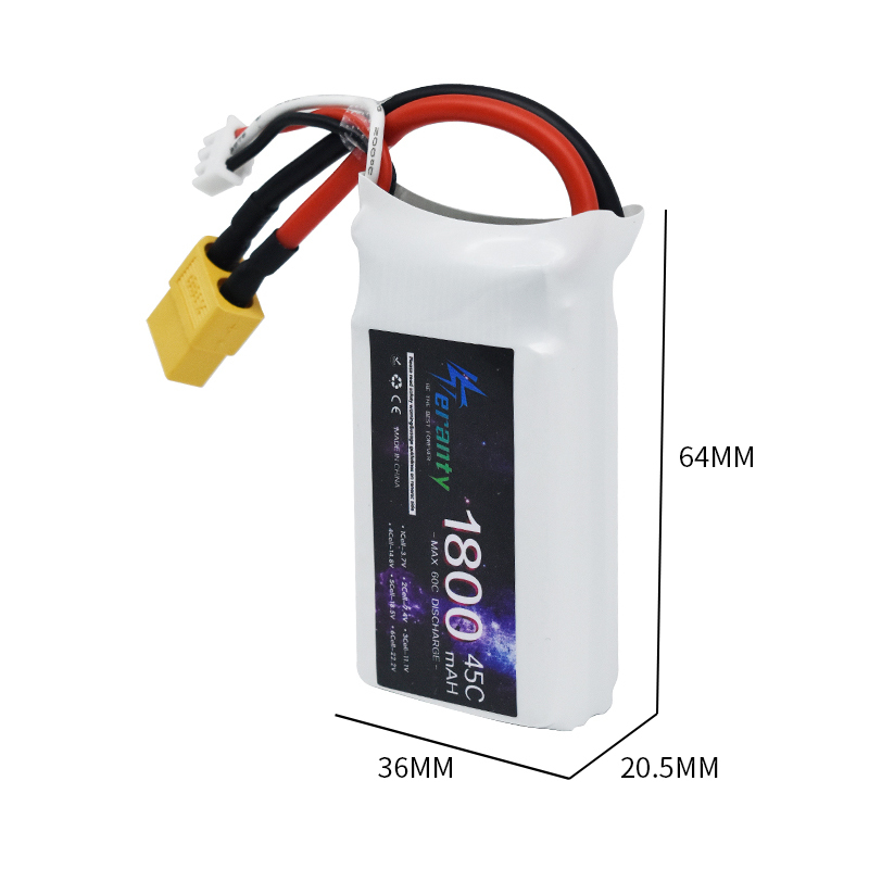 7.4V LIPO Battery 2s 1500MAH 1 - Drone Battery Li-Ion recension och pris